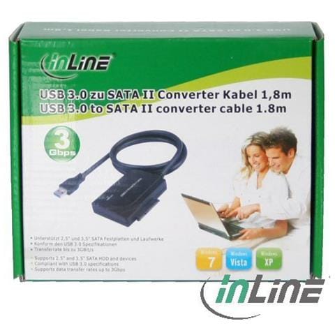 76670S USB 3.0 SATA II Nero cavo di interfaccia e adattatore - Foto 1